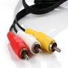 1.8M AV RCA Adaptörü Kabloları Ses Video Kablosu Sony Playstation 2 3 PS2 PS3 Multimedya