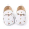 Nouveau-né bébé chaussures abeilles étoiles broderie enfants garçon filles chaussures décontractées baskets enfant en bas âge mocassins chaussures semelle souple bébé premiers marcheurs mocassins