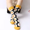 1Pair Sock Fruits Socks Colorful Women Fashion Avocado Sushi Apple Hamburger Cotton Warm Harajuku Print Art Calcetines Mujer M049