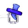 R￶kningstillbeh￶r grossist s￶t glas keps kupol olika f￤rger f￶r glas bongs vattenr￶r dabbar oljeriggar 38 mm kvarts banger kepsar
