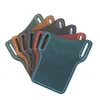 Casual waist belt mobile phone holder vintage genuine leather pouch wallet case bag for 5 6 inch phones