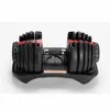 Adjustable Dumbbell 2.5-24kg Fitness Workouts Dumbbells Weights Build Your Muscles Sports Fitness Supplies Equipment ZZA2539 Sea Shipping
