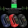 M4 Smart Armband Herzfrequenz Blutdruck Tracker IP67 Wasserdicht Bluetooth 0,96 Zoll Armband Smartband Gesundheitsmonitor PK Mi Band 4