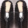 파트 레이스 프론트 인간의 머리 가발 젖은 물결 모양의 가발 인간의 머리카락 8 인치 브라질 레미 곱슬 머리 흑인 여성을위한 곱슬 머리
