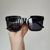 Kwadratowe okulary przeciwsłoneczne Kobiety w stylu retro lustro retro moda czarne okulary słoneczne UV400 vintage odcienie lunette de soleil femme 20201394146