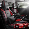 Luxury -kwaliteit autostoelhoes voor Mazda 3 Axela 2014 2015 2015 2017 2018 2019 Leather Fit Four Seasons Auto Styling Accessoires