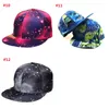 Hip Hop Hat Lady Star Sky Lato Outdoor Sun Hat 13 Style Płaskie Wypowiedziane Czapka z daszkiem Regulowany rozmiar T3I5913