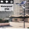 2020 DHL LEDソーラーライト屋外の治安フラッドライトソーラー街灯IP66防水自動誘導太陽フラッドライト芝生園