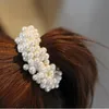 2020 Elastico Corda Scrunchie Ponytail Holder Faux Pearl Beads Fasce elastiche per capelli Cravatte Accessori moda per regalo gioielli donna