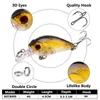 9pcslot 45cm4g bionic crankbait مجموعة صيد إغراء طقم باس تروت الصلبة ثلاثية