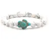 Natuursteen schildpad kralen strengen armband zeeschildpad Agaat tijger eye turquoise vrouwen heren armbanden wil en zandige mode sieraden