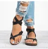 Sandalen Dames 2020 Zomer Schoenen Dames Vlakke Sandalen voor Strand Chaussures Femme Clog Plus Size 43 Casual Flip Flop A00194