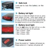 Rear rack battery 36v 10ah with Tail Light Li ion36V for electric bike 500W 350W 250W motor