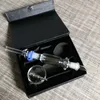 Горячая распродажа Necor Collector Kit Стеклянные BONGS 10 мм Соединенное Стеклянное Стеклянное Стекло Коллекционеры Чистые Нефтяные Установки с Titanium Nail Pipes Установки DAB Mini Bong