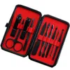 Manicure unha clippers pedicure conjunto portátil viajar kit de higiene de aço inoxidável conjunto de ferramentas de cortador