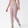 Solid Color Women Yoga Pants High midje Designer Leggings Gymkläder Kvinnor Pantträning Lagging Lady Elastic Dancing Bodysuit