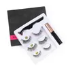 Kit de maquillaje de pestañas postizas magnéticas ojo completo 5 pestañas falsas magnéticas Natural sin extensión de pegamento Eyelash74373722
