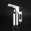 Vindtät utomhus BBQ Torch Lighter Triple Torch Turbo Pipe Gas Jet -tändare Butan Cigarett 1300 C Spray Gun Cigar Kitchen Burne8711679