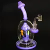 Nieuwste waterpijpen douchekop Perc glazen waterpijpbalstijl olie dab rigs unieke bongs rookpijpen 14 mm gewricht met kwartsbanger