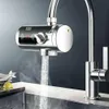 KCASA JB-14A 2000W Нержавеющая сталь, соединяющая 3sec мгновенный кран горячей воды ЖК-дисплей ЖК-дисплей для ванной комнаты для кухни