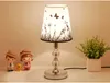 Crystal bordslampor LED-sänglampa Nordic Desk Lamp Bedroom Living Room Lights Studie Bokljus Vanity Table Light E27 EU-kontakt