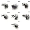 Strip Eyelashes 25mm Real Mink lashes Fluffy False Eye Lash Handmade Dramatic Curly Lashes 3D Mink eyelash