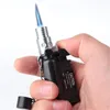 Высококачественная горелка Turbo Legeriver Compact Jet Butane Butane Butane Higar Leager Gas Cigarette 1300 C огонь, ветрозащитный зажигалка без газа