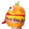 Burger Hamburger Latex Maska Fancy Dress Full Face Head Halloween Cosplay Party