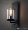 Hall Nice Industrial Wall Lamp Light Glass DIY Oświetlenie Home Cafe Art Walkowe Oświetlenie Lampy