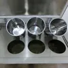 Kolice Commercial kitchen 6 Tanks Stainless Steel Block Freezer Snowflake Shaved Ice Block Making Machine