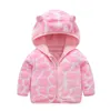 Säuglingskleidung Fleece Kleinkind Jungen Mantel Solide Mädchen Kapuzenjacke Warme Outwears Boutique Kinderkleidung 12 Farben DW4204