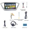 Hyundai Verna Solaris 2012-2018のための車のビデオラジオ2012-2018 Android 10 GPSナビゲーションBluetoothタッチ画面Wifiオーディオステレオマルチメディア