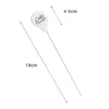 Cake Tester Bakken Skewer Brood Probe voor Cupcake Muffin Testing Roestvrijstalen Bakken Picks Sticks Tool JK2007KD