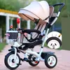 Barnvagnar# nytt varumärke barn trehjuling högkvalitativ svängbar säte barncykel 1-6 år baby buggy barnvagn bmx baby bil cykel2864 Q240429