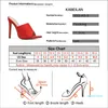 Hot Sale-Ladies Casual Shoes High Heels Open Toe Tofflor Sommar Skivor Godis Sandaler Lemon Gul Storlek 40 Sandalias Mujer 2019