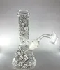 hoge waterpijpen Bong gloeien in de donkere waterleidingen Downstem Perc glazen bubbler Water Bongs Rookpijp Shisha met 14 mm banger