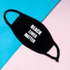 Black Lives Matter Designer Mask 2020 US私は呼吸できないマウスマスク屋外洗える通気性のある顔マスクDDA276