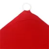 Sombrero Forma Red Chair Covers tela no tejida cubierta de asiento de la boda de Navidad de la oficina Sillas de bar manga Living Decoración de muebles 1 6QY B2
