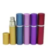 5 ml Mini Spray Parfumflesje Reizen Hervulbare Lege Cosmetische Container Parfum Verstuiver Aluminium Flessen 2 stijlen 10 ml 12 ml