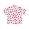 Hommes Designer T-shirts Mode 20SS Poche Chemise À Manches Courtes Plein D'amour Hawaii Lâche Casual High Street S-XLMen Hommes