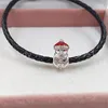 Andy Jewel Authentic 925 Srebrne koraliki Snowman i Santa Hat Charms Pasuje do europejskiego pandora w stylu biżuterii Naszyjnik 798478c01