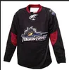 남성 청소년 여성 빈티지 하키 사용자 정의 AHL Cleveland Lake Erie Monsters Hockey Jersey Size S-5XL ORR 사용자 정의 이름 또는 번호 221I
