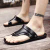 Gladiatorer Quick Piel Transpirables Erkek Beach Verano Masculino Skor Sandalle för Sandals-Men Riligery Ete Man Sandale da Casa