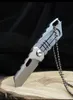 coltello da tasca piccolo s35vn pieghevole in titanio da campeggio esterno unico di alta qualità per il taglio giornaliero della sopravvivenza di salvataggio escursionistico EDC