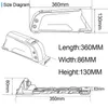 Batterie Li-ion 48V, 500W, 750W, 1000W, avec cellules Sanyo, pour Bafang BBSHD BBS02