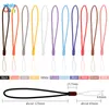 1000pcs/lot 18cm length Round Nylon Wrist Hand Cell Phone Mobile Chain Straps Keychain Camera USB MP4 Charm Cords DIY Hang Rope Lanyard