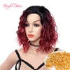 BUG Pre Stretched Braiding Hair Blonde Wigs Micro Curl Colored Synthetic Braiding Wig Ancien Afro Kinky Curly Invisible Ombre Weaves