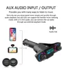 Автомобильный FM-передатчик Беспроводная связь Bluetooth Handsfree Auto Kit Aux модулятор MP3-плеер TF Dual USB 2.1A Power ON OFF Display Audio
