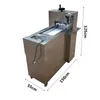 Cortador de alimentos elétrico doméstico CNC máquina de rolo de cordeiro de corte duplo Corta a máquina de aplainar carne Espessura ajustável para venda