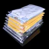 50Pcs Clear Plastic Travel Storage Bag Slide Zipper With Vent Clothes Underwear Tshirt Packaging Pack Bag Resealable9515387